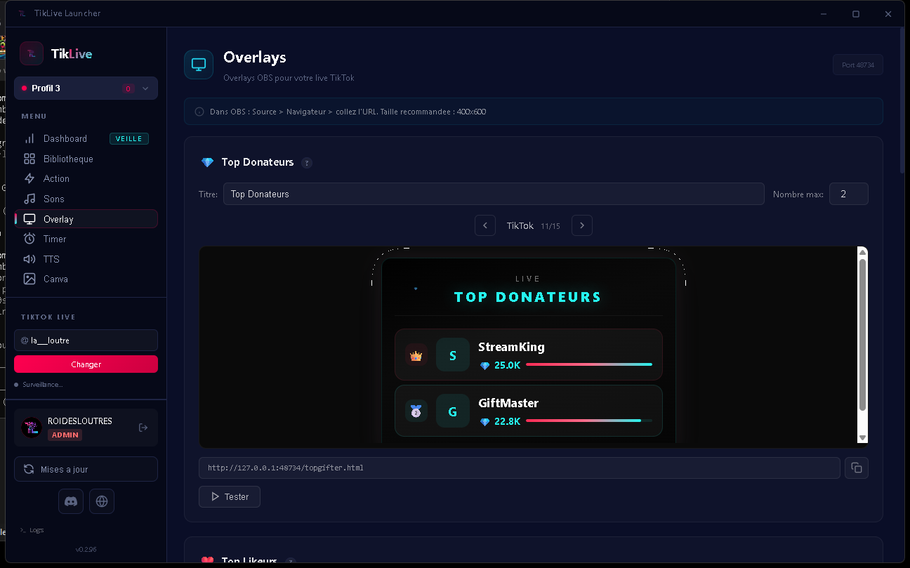 Overlays OBS