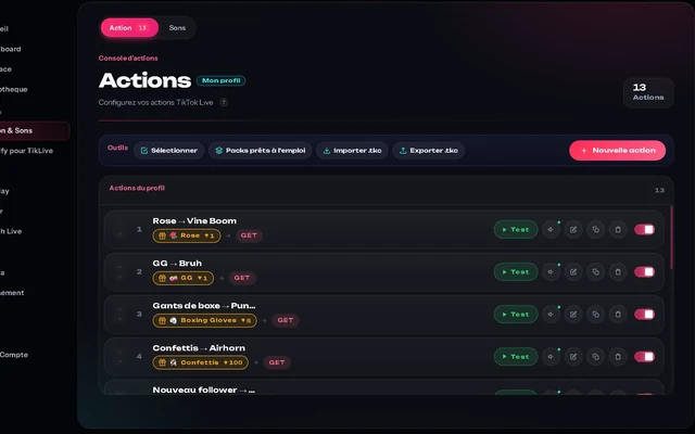 Senza limiti — anteprima reale in TikLive
