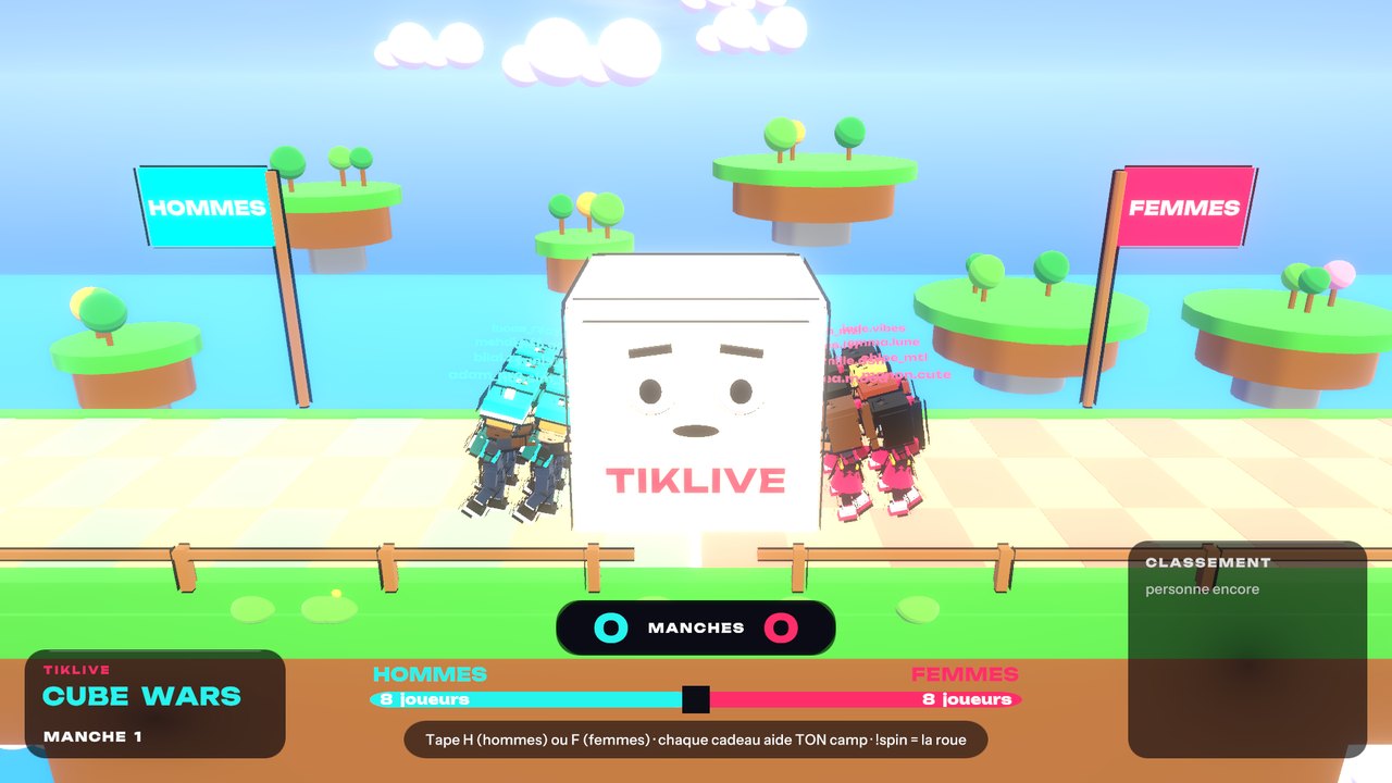 Capture d'écran 1 du jeu TIKLIVE CUBE WARS