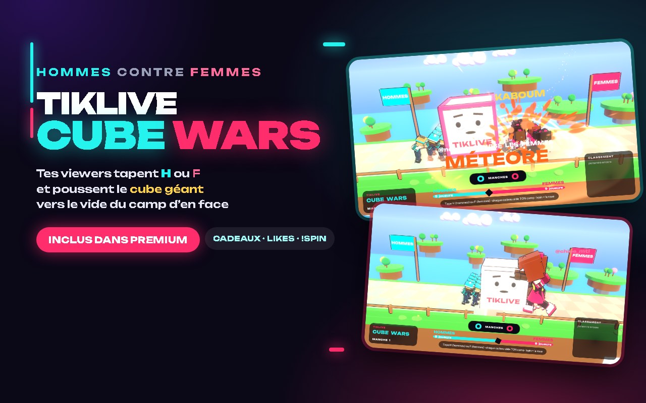 Visuel du jeu TIKLIVE CUBE WARS
