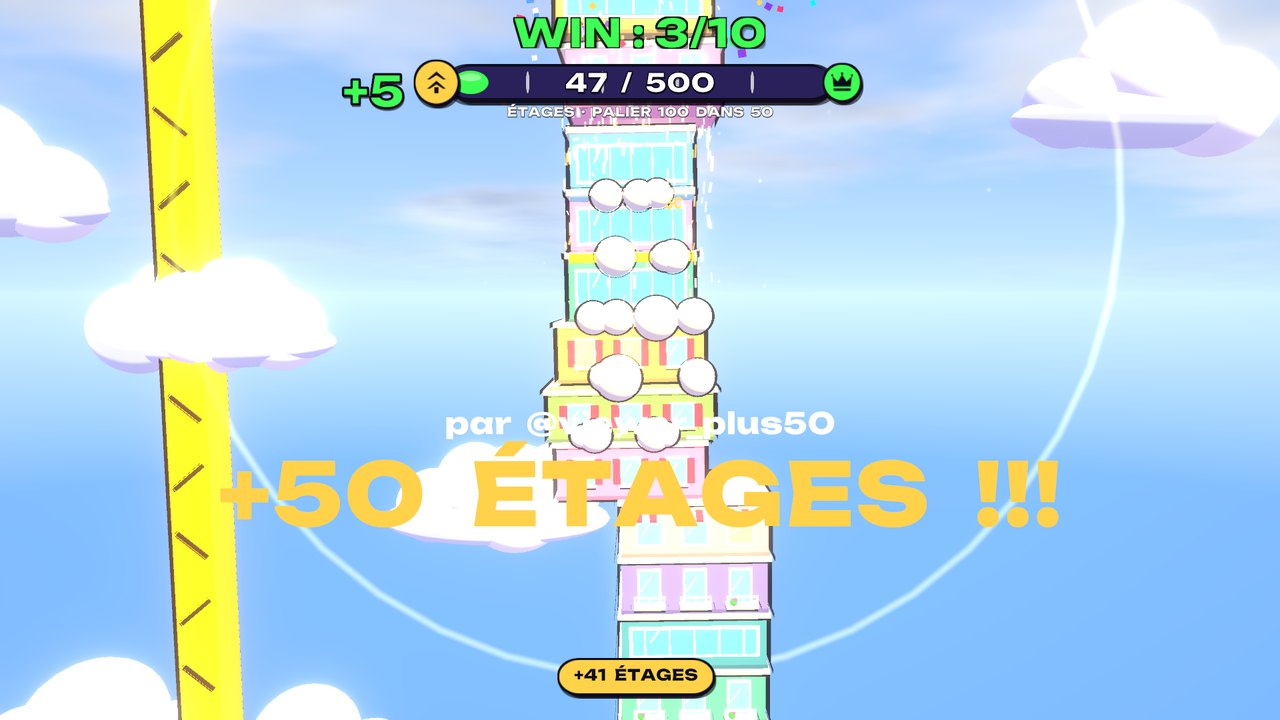 Capture d'écran 2 du jeu TIKLIVE STACK TOWER
